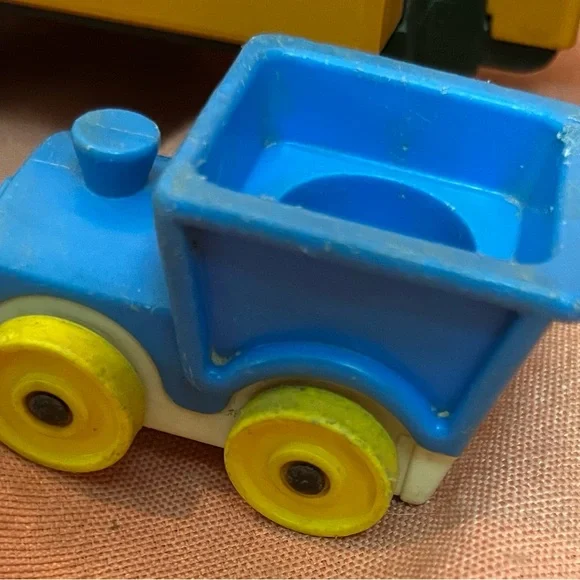 Bundle of vintage Fisher-Price Little People vehicles and Adventure People Safar